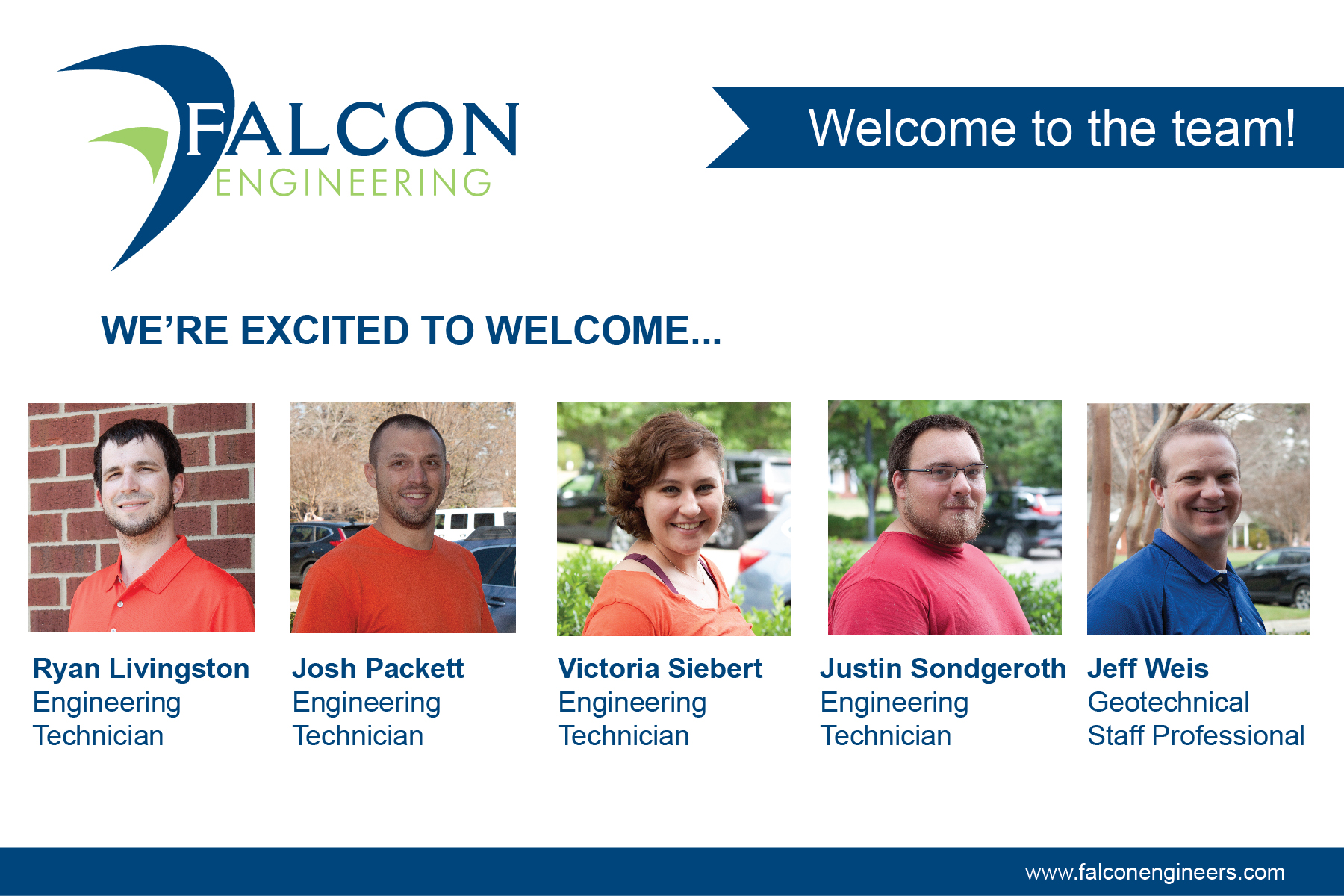 new hires falcon engineering new hire announcement