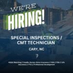 We’re hiring! Want to work in a supportive environment that promotes teamwork and employee growth? Check out our open position for a Special Inspections / CMT Technician on our website under “careers” tab. (link in bio).

#cmt #construction #constructionmaterialstesting #aec #hiring #careers #engineering #engineeringcareers #carync